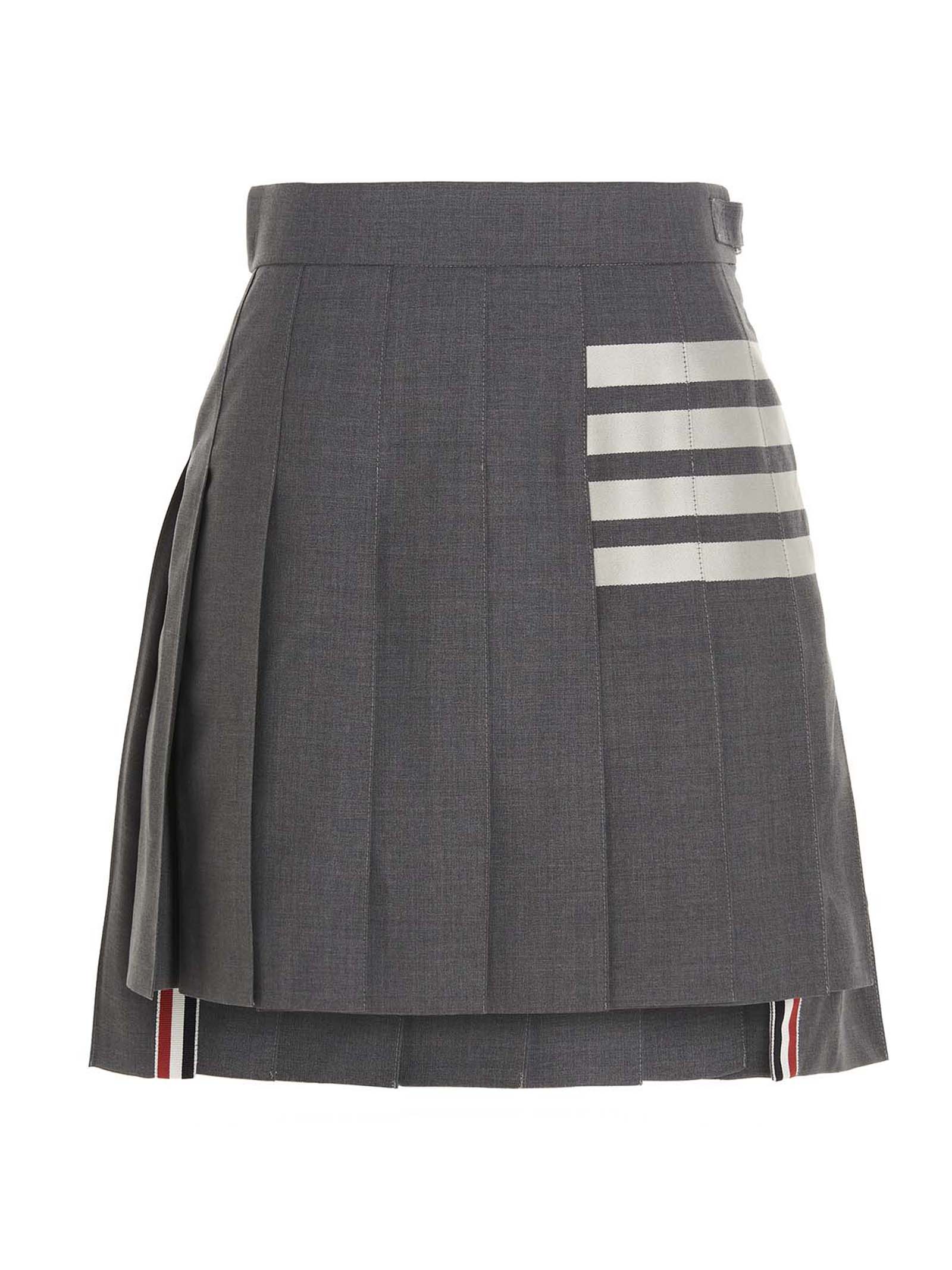 THOM BROWNE - THOM BROWNE - ’4 bar’ skirt - Women’s Bottoms