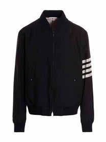 THOM BROWNE - THOM BROWNE - Bomber ’4 Bar’ - Men’s Outerwear