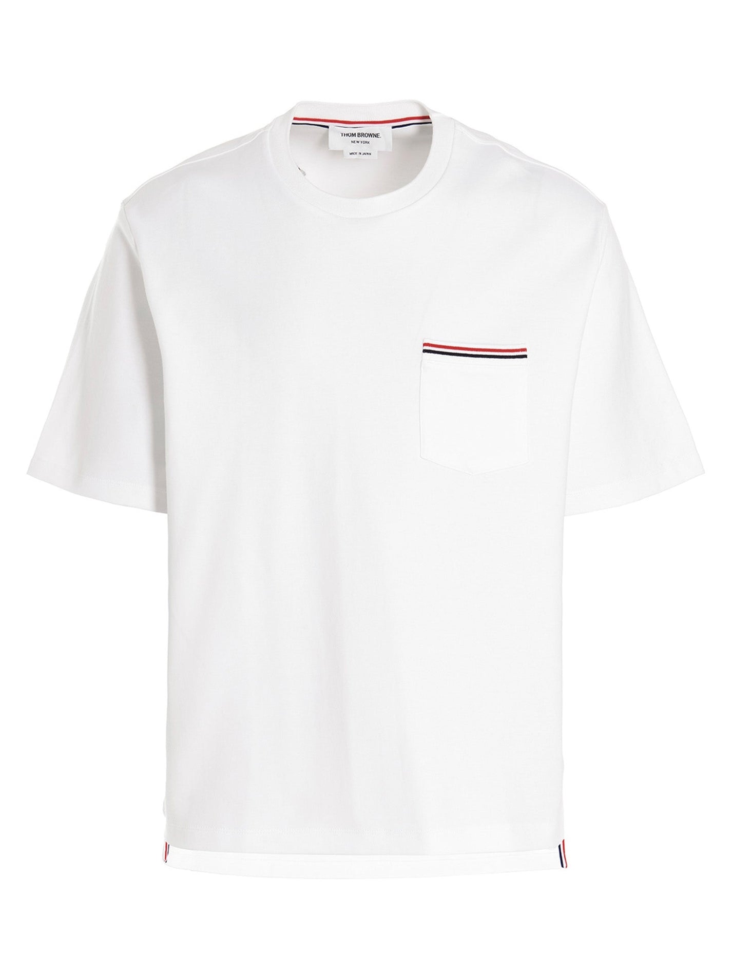 THOM BROWNE - THOM BROWNE - Pocket T-shirt - Men’s Tops