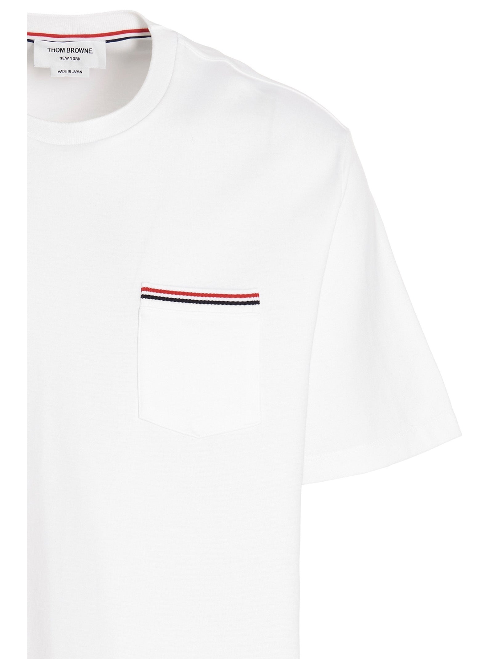 THOM BROWNE - THOM BROWNE - Pocket T-shirt - Men’s Tops