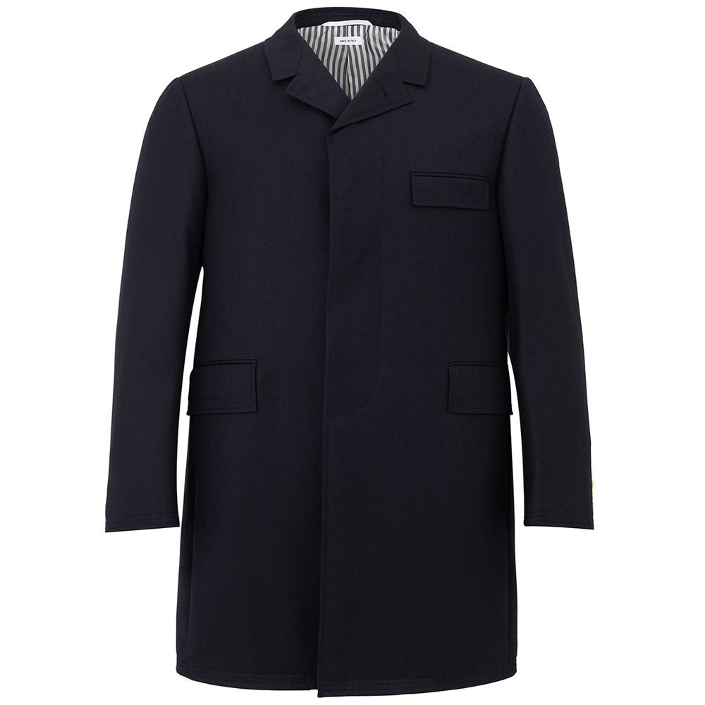 Thom Browne - Thom Browne Blue Wool Jacket - Men’s Outerwear