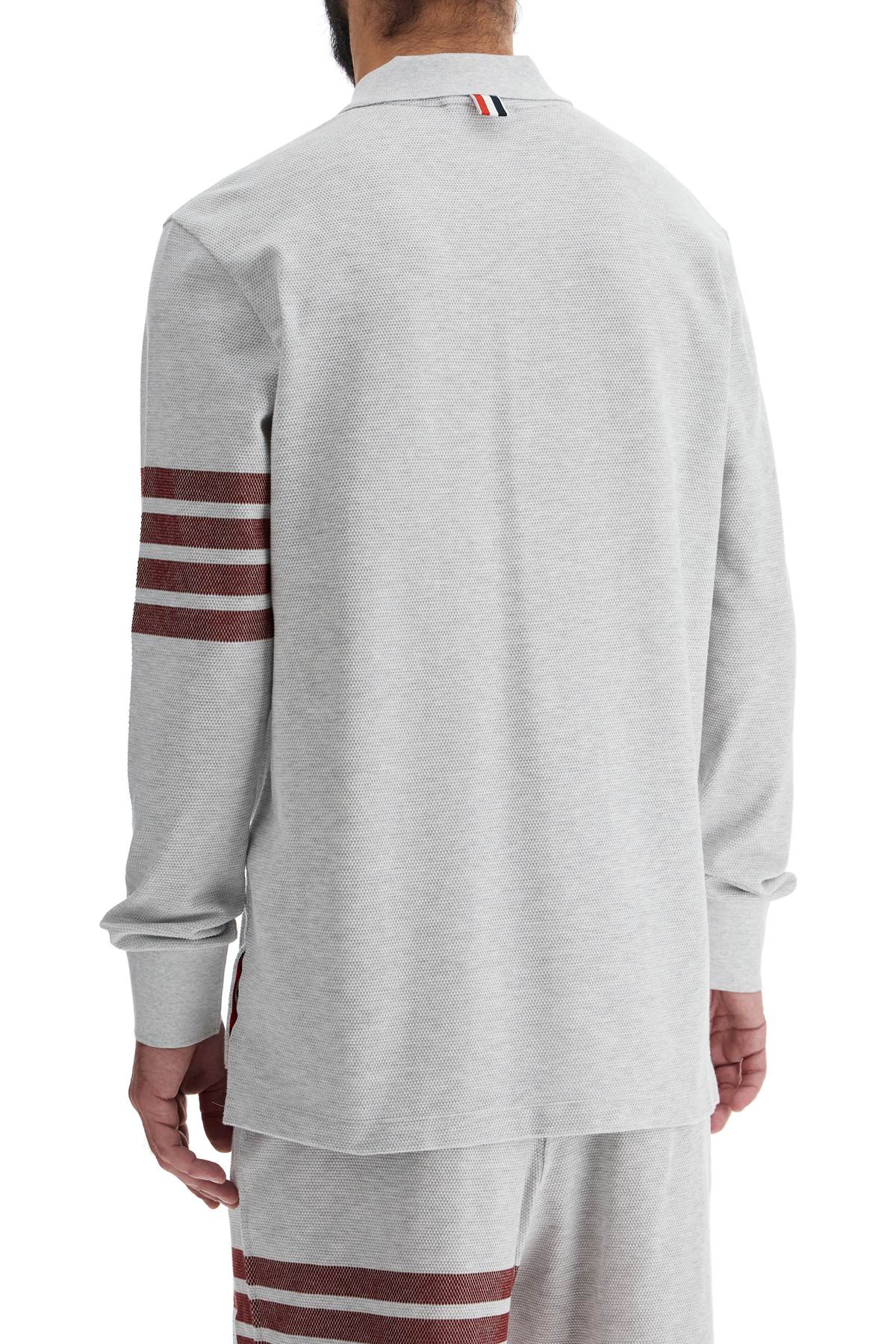 Thom Browne - Thom Browne long-sleeved 4-bar - Topwear