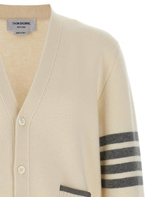 THOM BROWNE - THOM BROWNE - ’4-Bar’ Wool cardigan - Men’s Knitwear