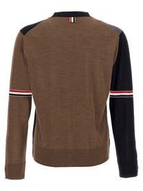 THOM BROWNE - THOM BROWNE - ’Fun mix’ cardigan - Men’s Knitwear