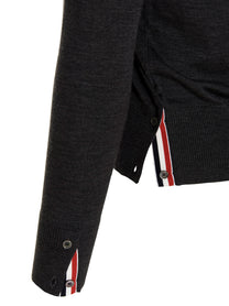 THOM BROWNE - THOM BROWNE - Merino wool cardigan - Men’s Knitwear