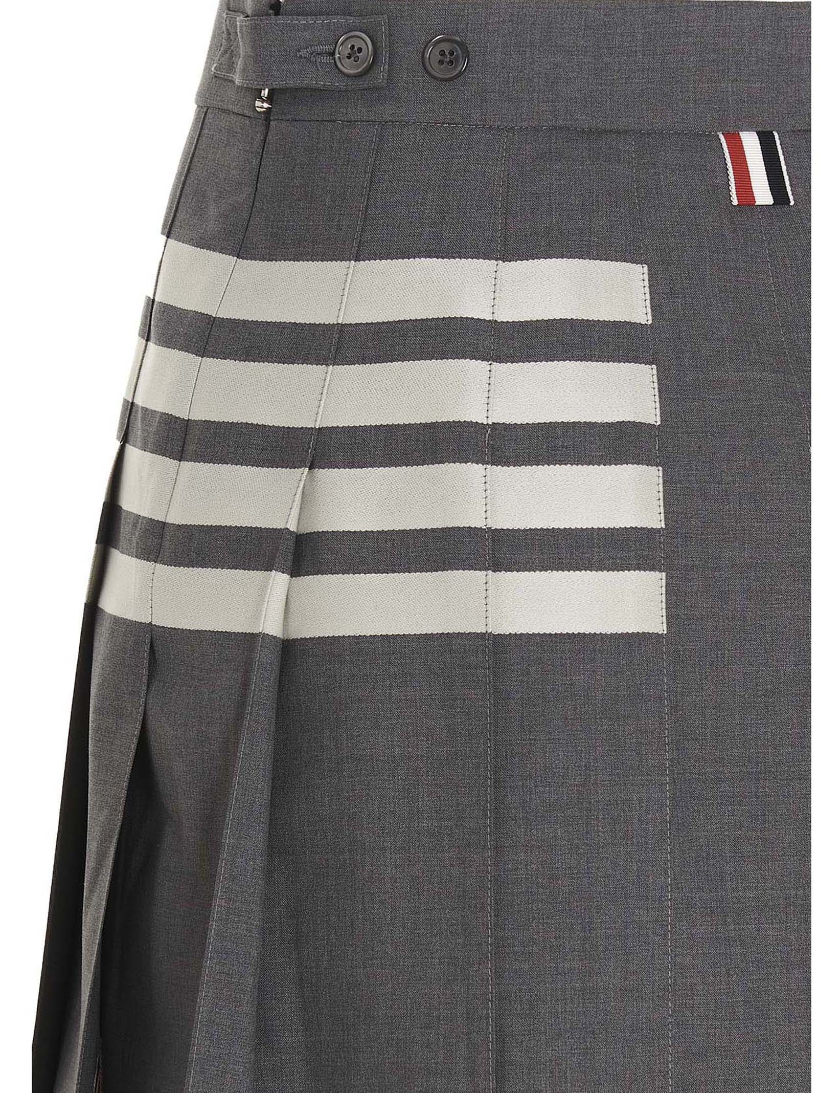 THOM BROWNE - THOM BROWNE - ’4 bar’ skirt - Women’s Bottoms
