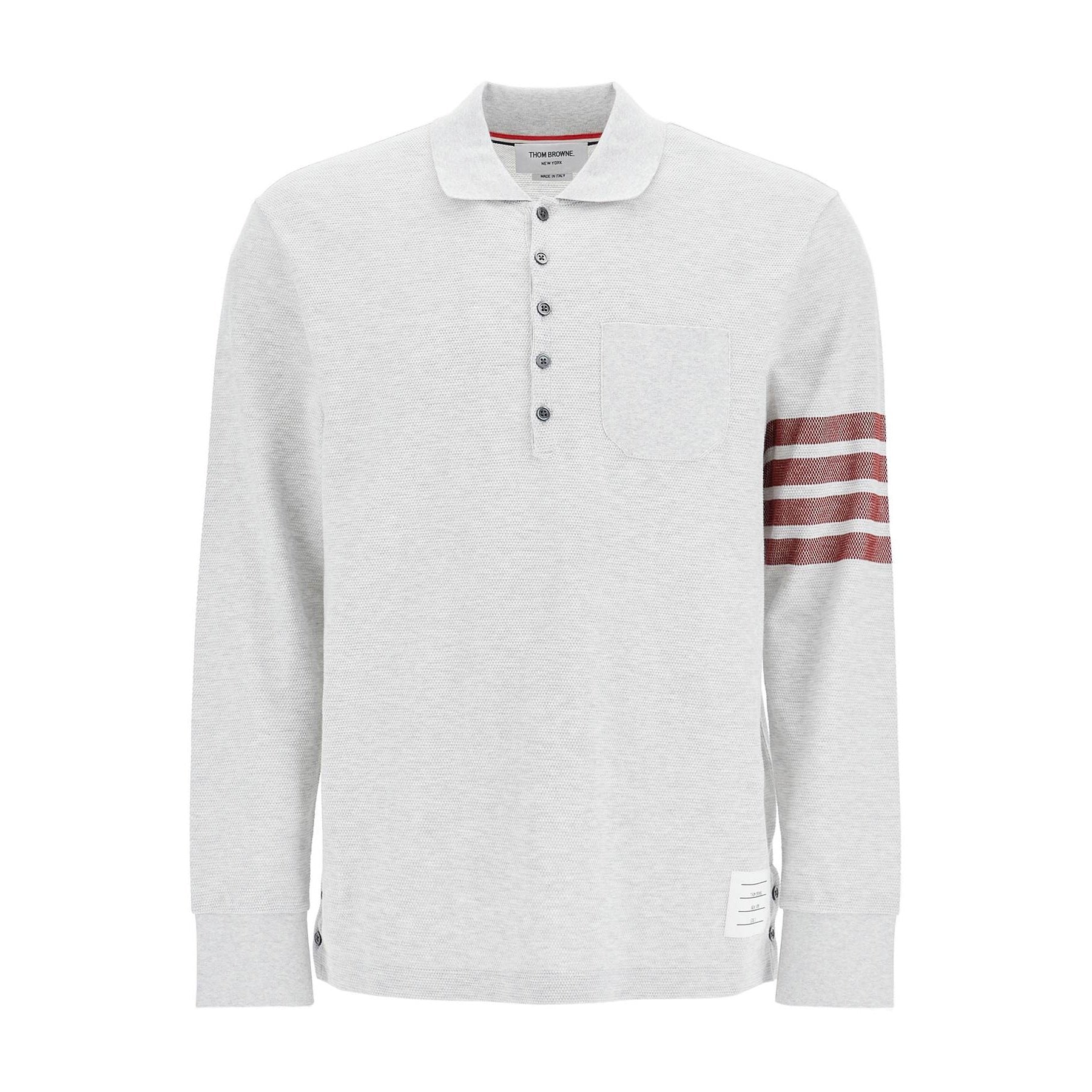 Thom Browne - Thom Browne long-sleeved 4-bar - Topwear