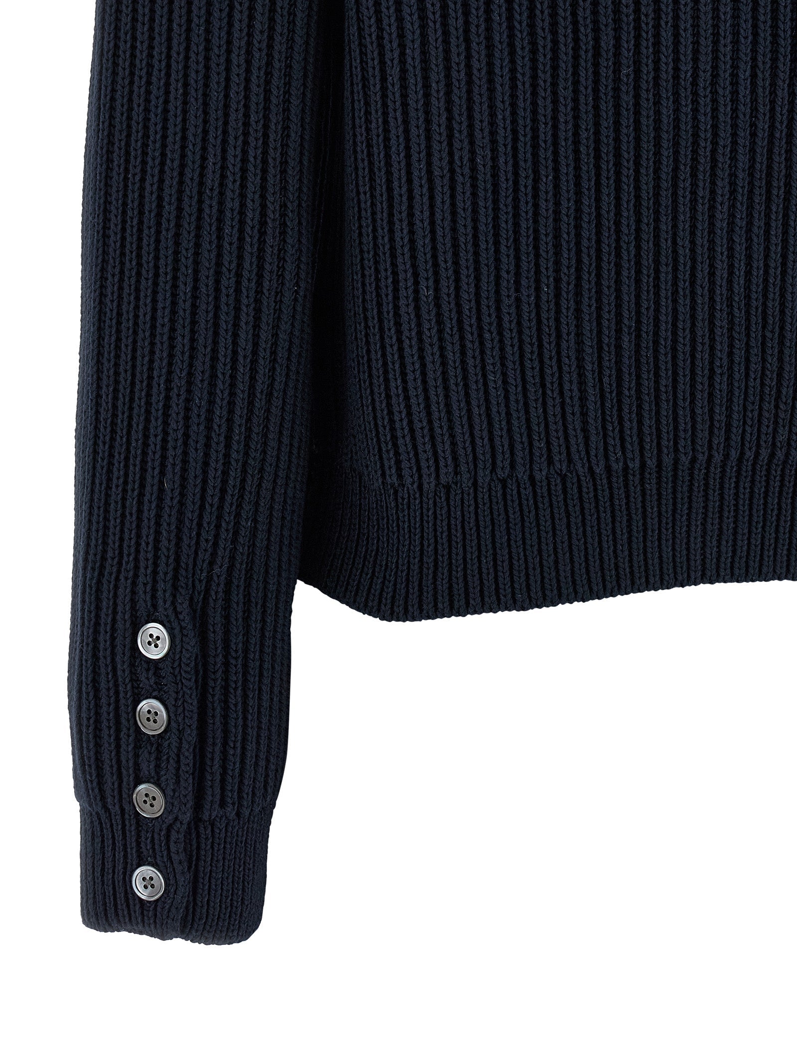 THOM BROWNE - THOM BROWNE - Cropped cardigan - Women’s Knitwear