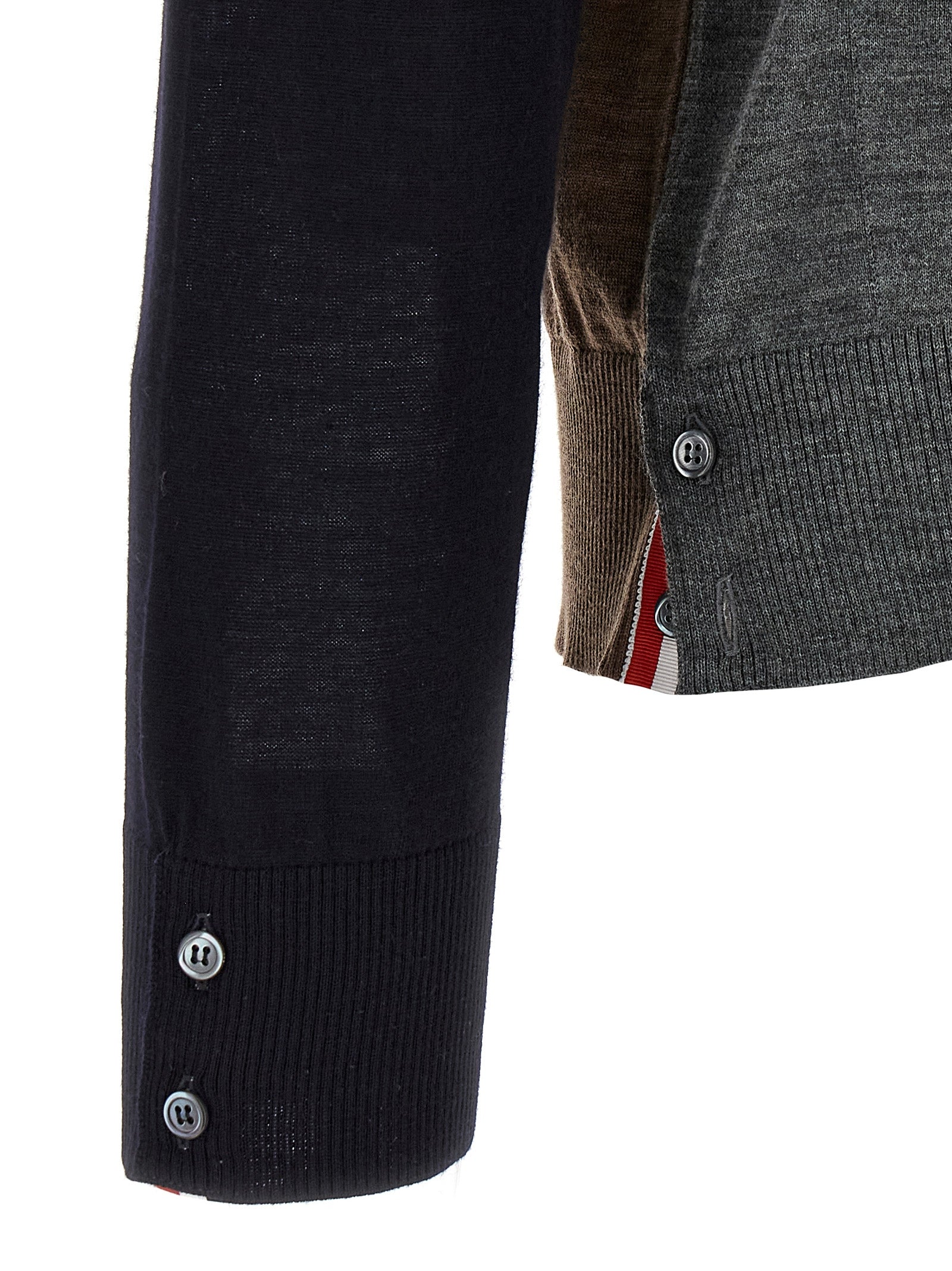 THOM BROWNE - THOM BROWNE - ’Fun mix’ cardigan - Men’s Knitwear