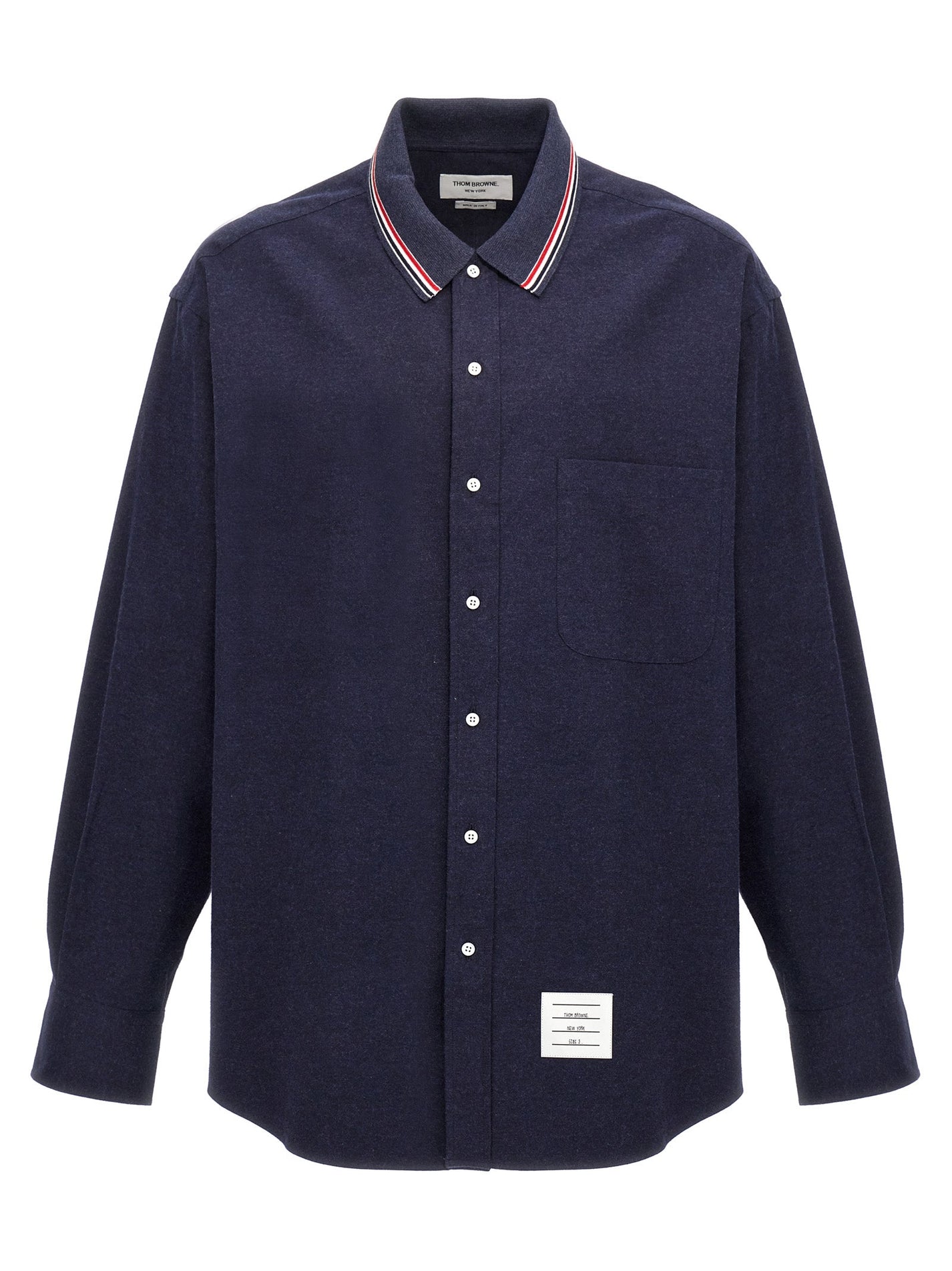THOM BROWNE - THOM BROWNE - ’RWB’ shirt - Men’s Tops