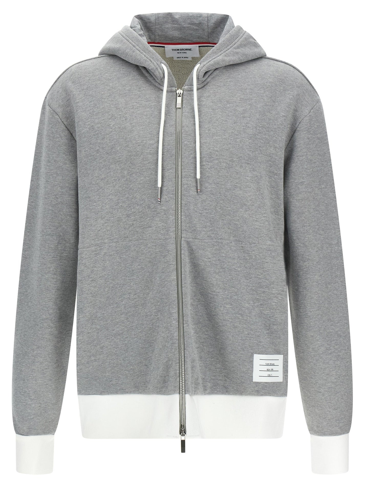 THOM BROWNE - THOM BROWNE - ’4BAR’ hoodie - Men’s Sweatshirts