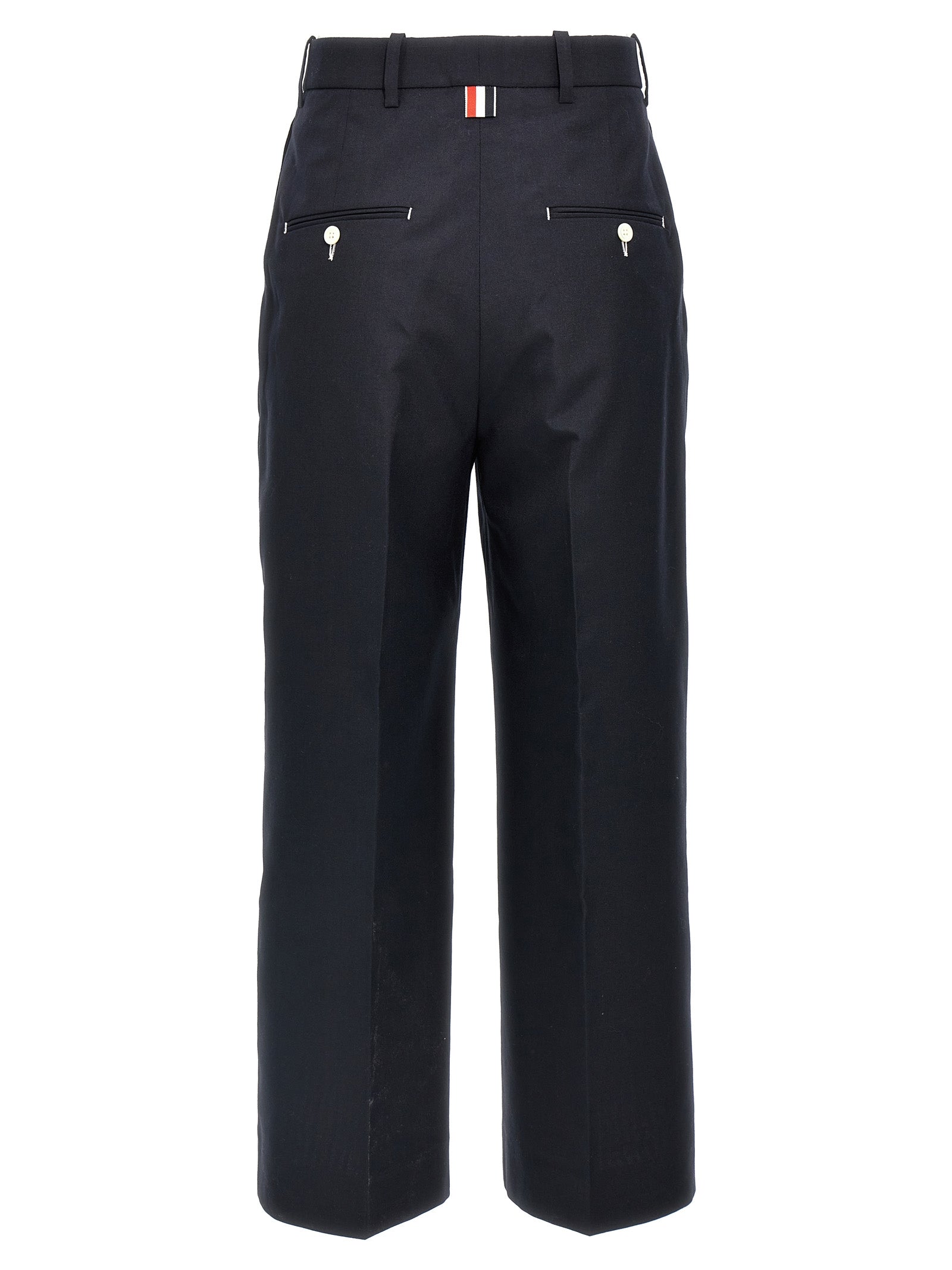 THOM BROWNE - THOM BROWNE - Wool pants - Women’s Pants