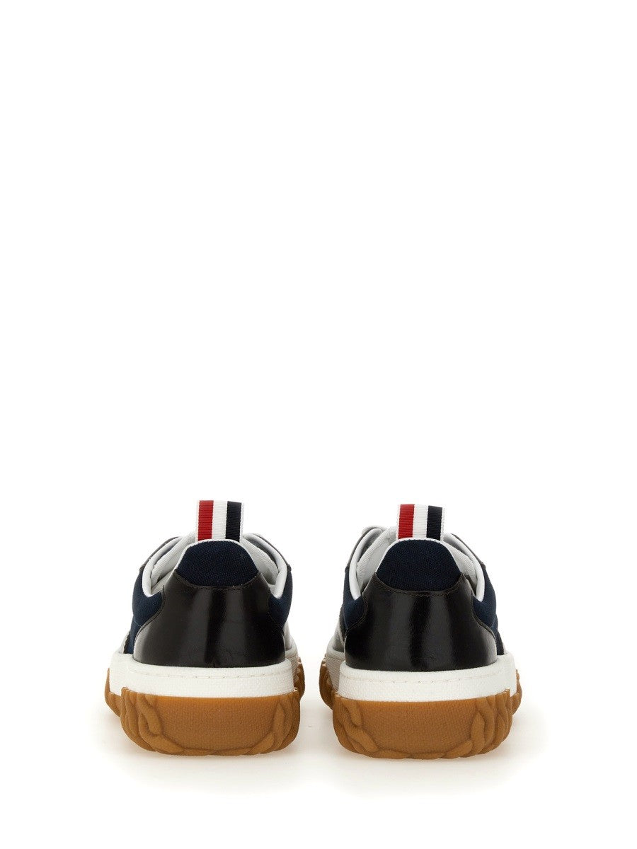 THOM BROWNE - Thom Browne Trainer ’Letterman’ - Men’s Shoes