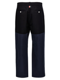 THOM BROWNE - THOM BROWNE - ’Unconstructed combo’ pants - Men’s Pants