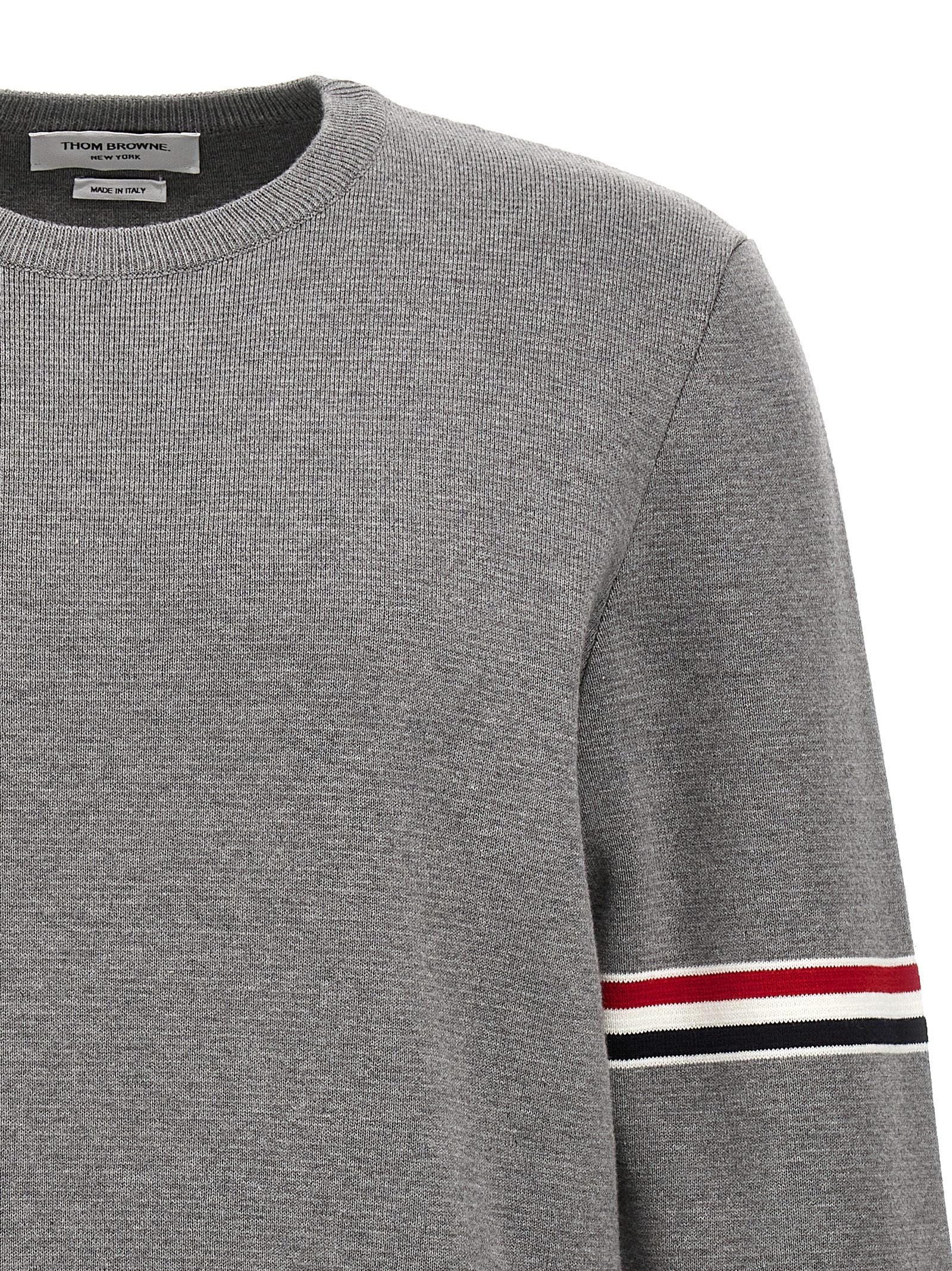 THOM BROWNE - THOM BROWNE - Classic sweater - Men’s Knitwear
