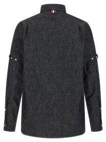 THOM BROWNE - THOM BROWNE - Denim shirt - Men’s Tops