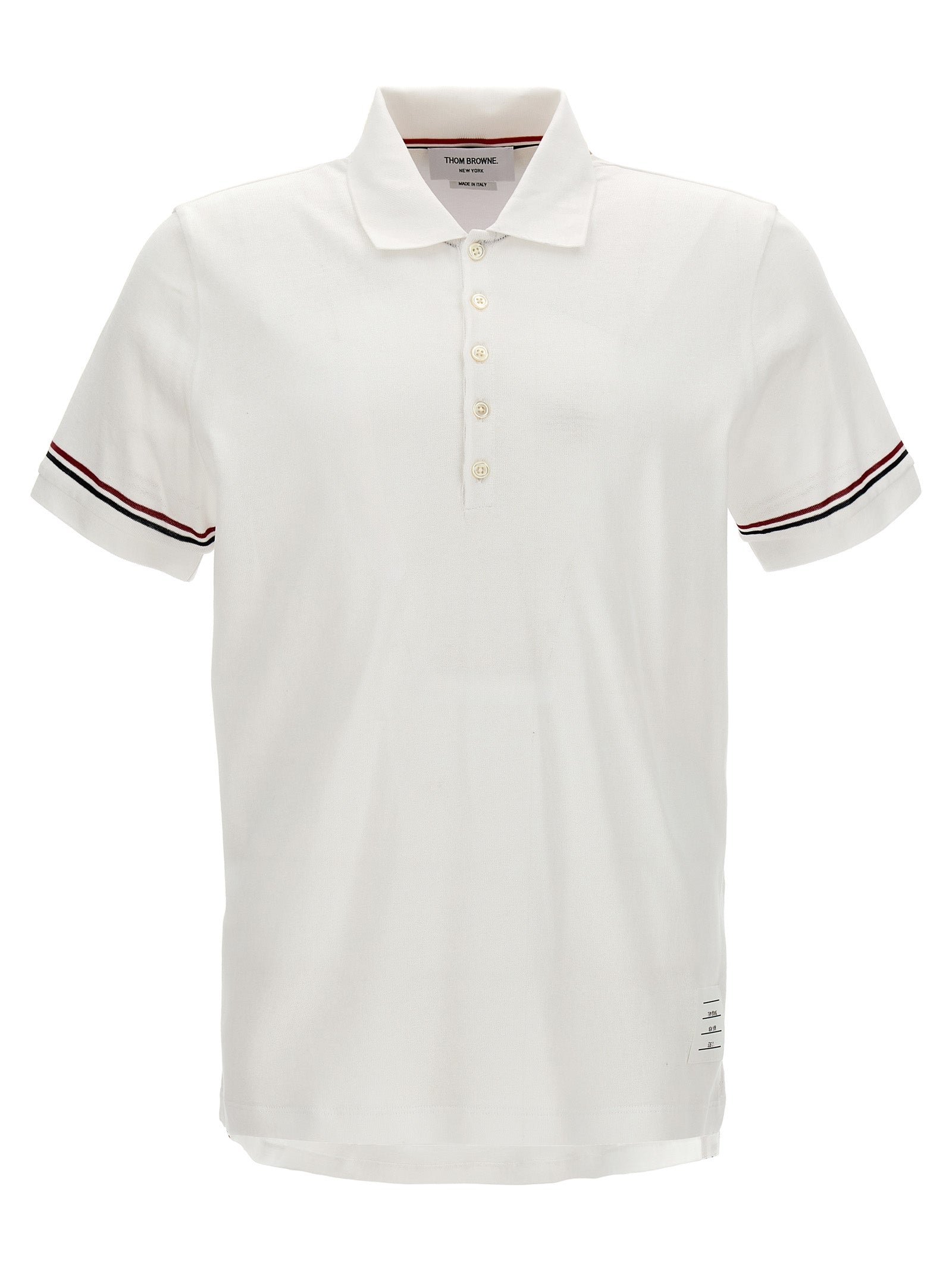 THOM BROWNE - THOM BROWNE - ’RWB’ polo shirt - Men’s Tops
