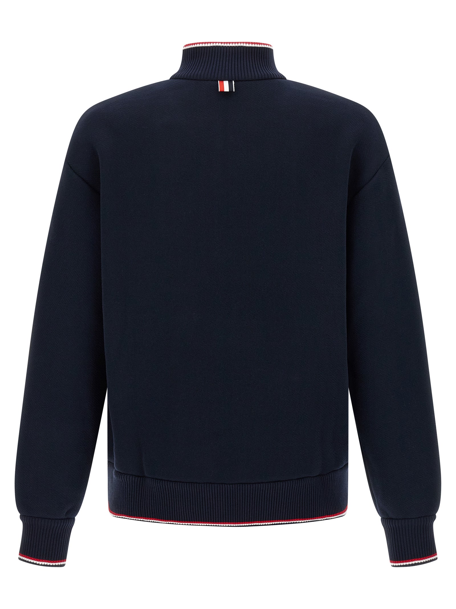 THOM BROWNE - THOM BROWNE - RWB piping sweatshirt - Men’s Sweatshirts