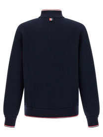 THOM BROWNE - THOM BROWNE - RWB piping sweatshirt - Men’s Sweatshirts