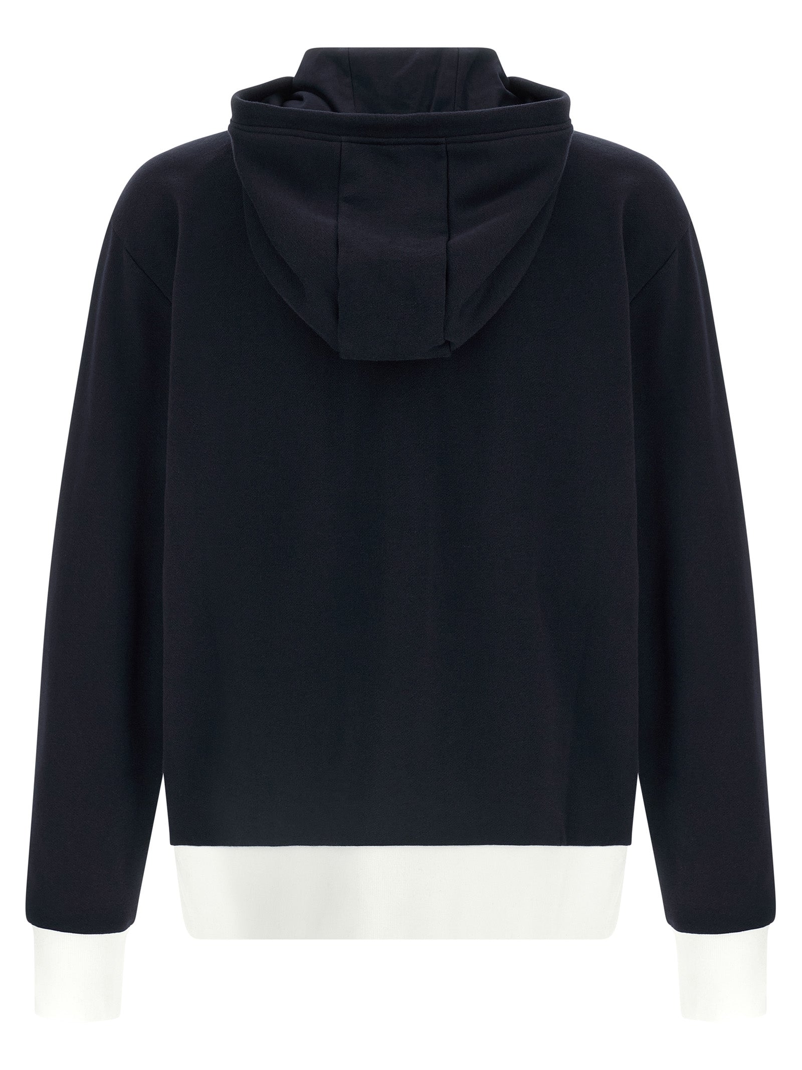 THOM BROWNE - THOM BROWNE - ’4 Bar’ insert hoodie - Men’s Sweatshirts