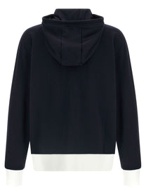 THOM BROWNE - THOM BROWNE - ’4 Bar’ insert hoodie - Men’s Sweatshirts