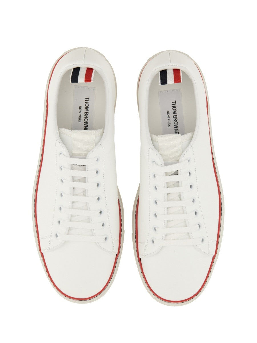 THOM BROWNE - Thom Browne Tennis Sneaker - Men’s Shoes