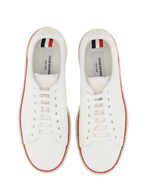 THOM BROWNE - Thom Browne Tennis Sneaker - Men’s Shoes