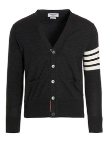 THOM BROWNE - THOM BROWNE - Merino wool cardigan - Men’s Knitwear