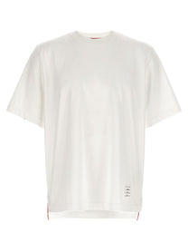 THOM BROWNE - THOM BROWNE - ’RWB Knit Trim’ T-shirt - Men’s Tops