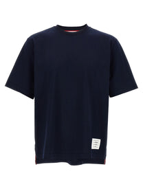 THOM BROWNE - THOM BROWNE - ’RWB Knit Trim’ T-shirt - Men’s Tops
