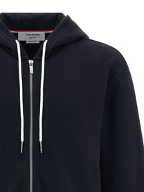 THOM BROWNE - THOM BROWNE - ’4 Bar’ insert hoodie - Men’s Sweatshirts