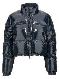 THOM BROWNE - THOM BROWNE - ’Herringbone Harris Tweed’ reversible down jacket - Women’s Outerwear