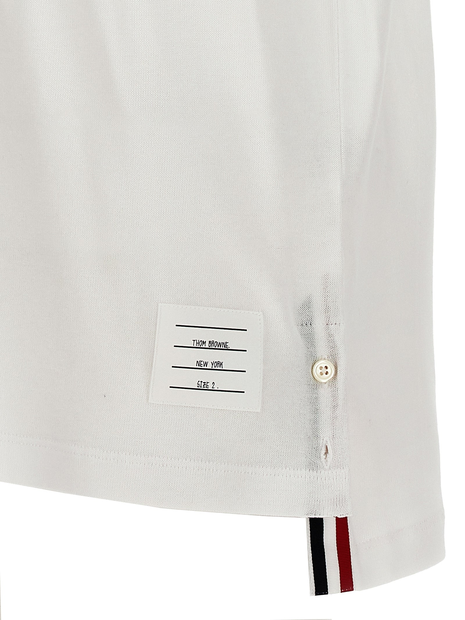 THOM BROWNE - THOM BROWNE - ’RWB’ polo shirt - Men’s Tops