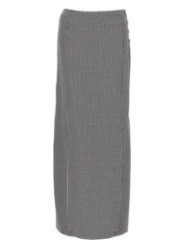 THOM BROWNE - THOM BROWNE - Pied de poule long skirt - Women’s Clothing