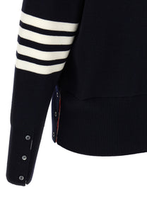 THOM BROWNE - THOM BROWNE - ’4-Bar’ Wool cardigan - Men’s Knitwear