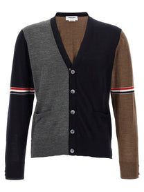 THOM BROWNE - THOM BROWNE - ’Fun mix’ cardigan - Men’s Knitwear