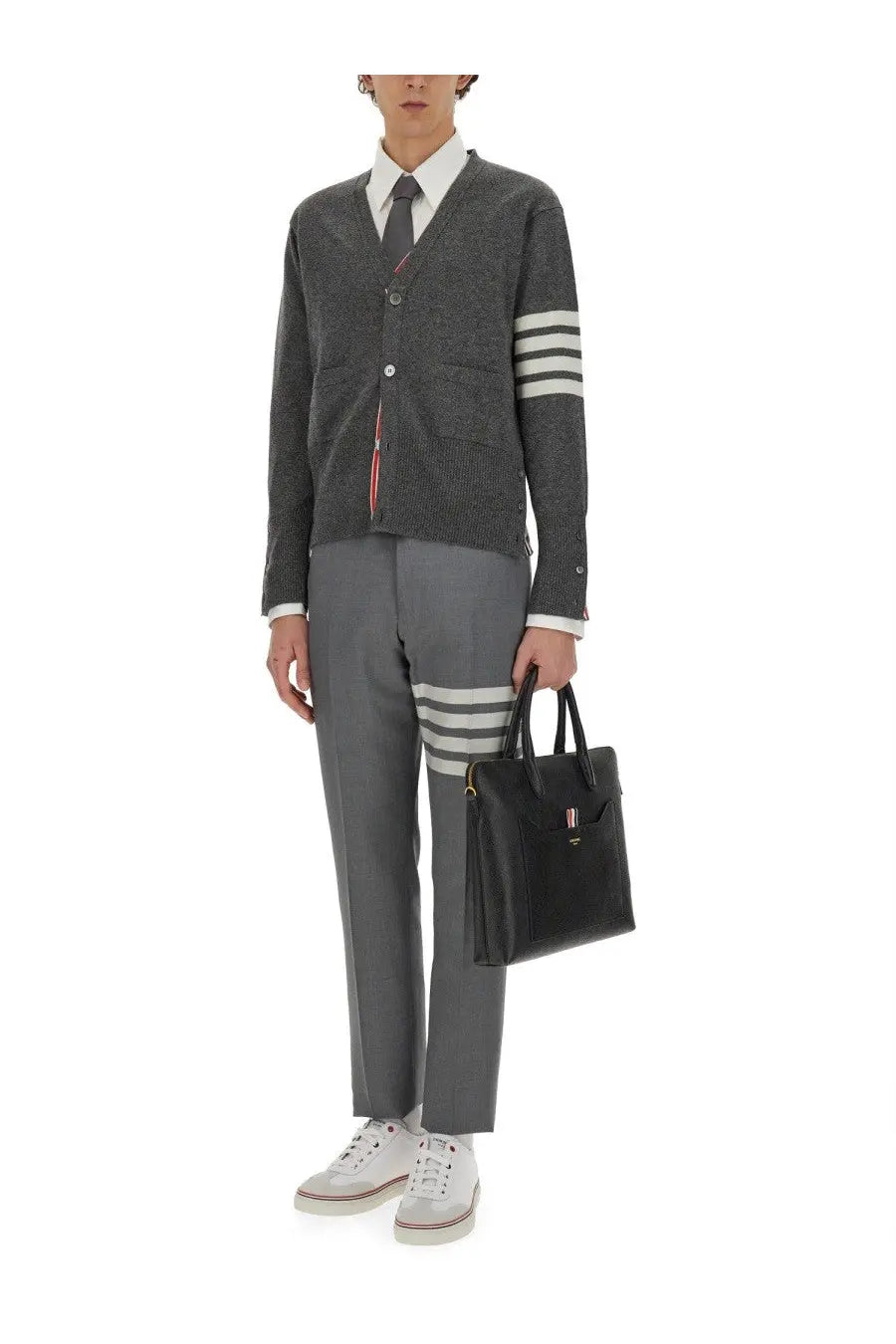 Thom Browne Men's Button Down Shirt White, view 2