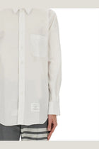 Thom Browne Men's Button Down Shirt White, view 4