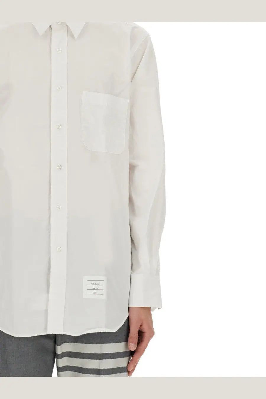 Thom Browne Men's Button Down Shirt White, view 4