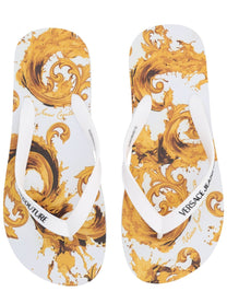 Versace Jeans Couture Women's Thong Sandal White