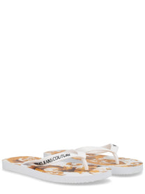 Versace Jeans Couture Women's Thong Sandal White