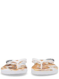 Versace Jeans Couture Women's Thong Sandal White