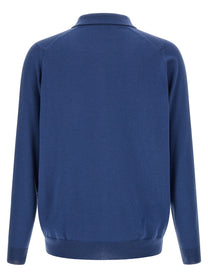 John Smedley Tibor Shirt Blue, view 2