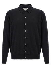 John Smedley Tibor Shirt Black