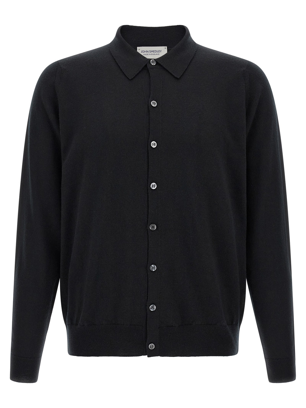 John Smedley Tibor Shirt Black