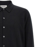 John Smedley Tibor Shirt Black, view 3