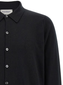 John Smedley Tibor Shirt Black, view 3