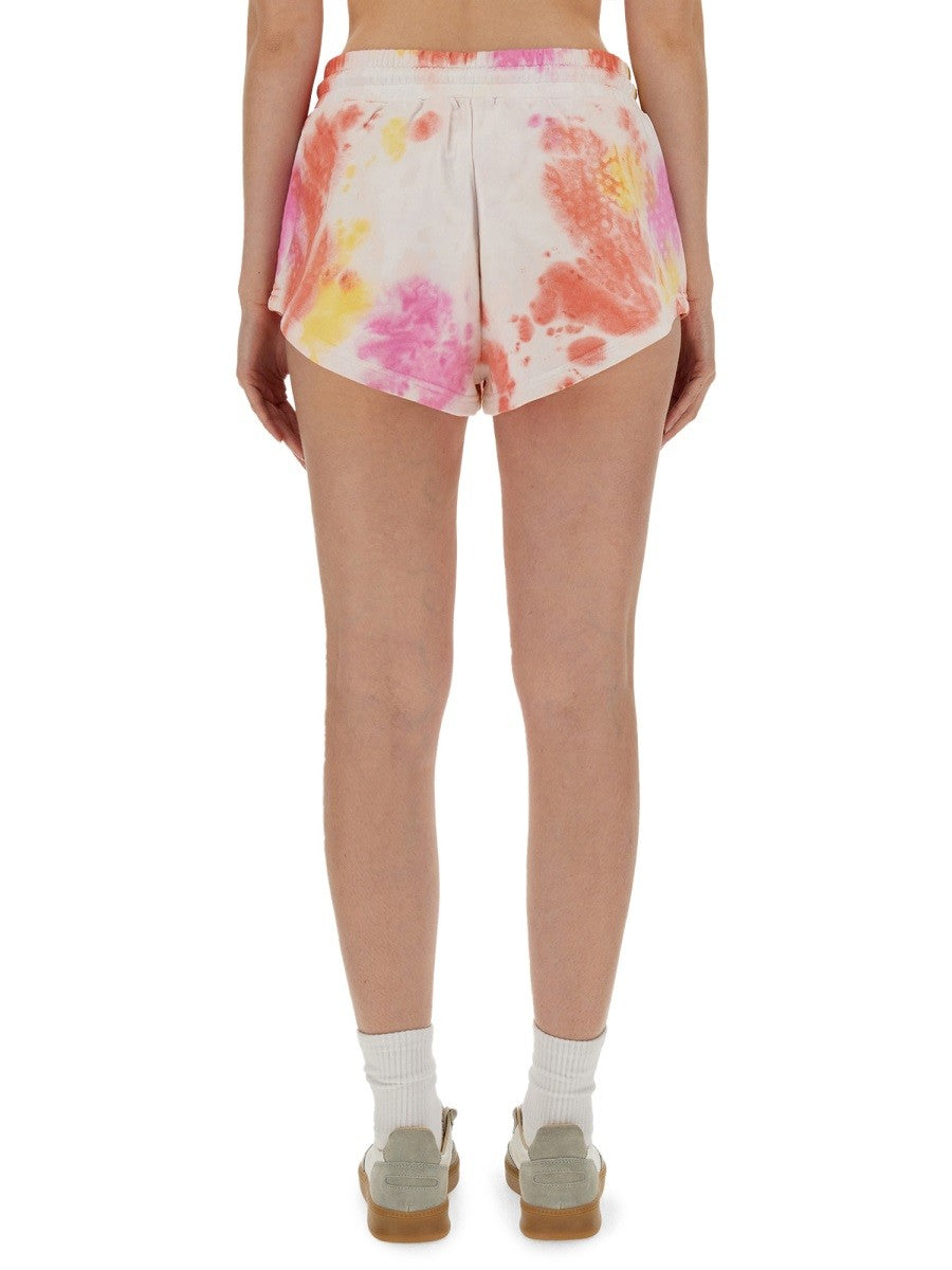 MSGM Women's Tie Dye Bermuda Shorts Multicolor MSGM