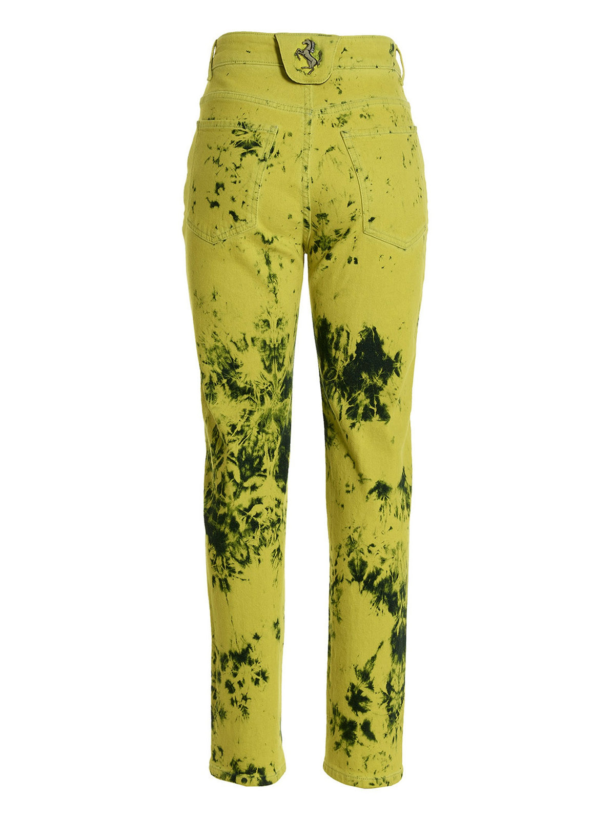 Ferrari Tie Dye Jeans Yellow