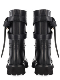 Moschino Women's Tie me Boot Black